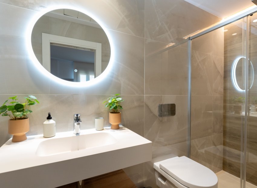 Basen - Domy w zabudowie szeregowej w Gran Alacant, Santa Pola (Alicante – Costa Blanca Południe)