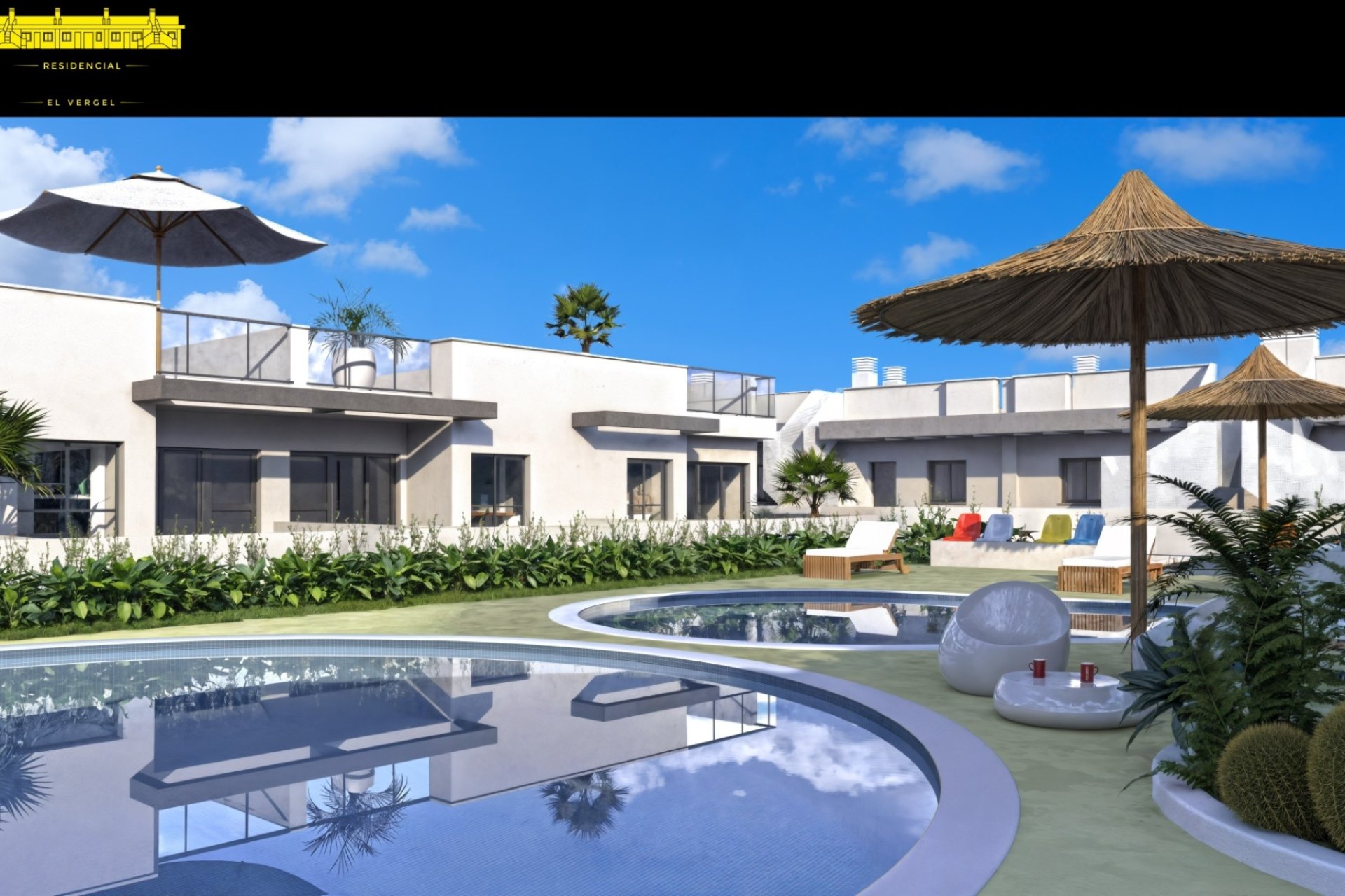 Basen - Osiedle w rejonie El Vergel, w pobliżu Dénia, Alicante (Costa Blanca Północ)
