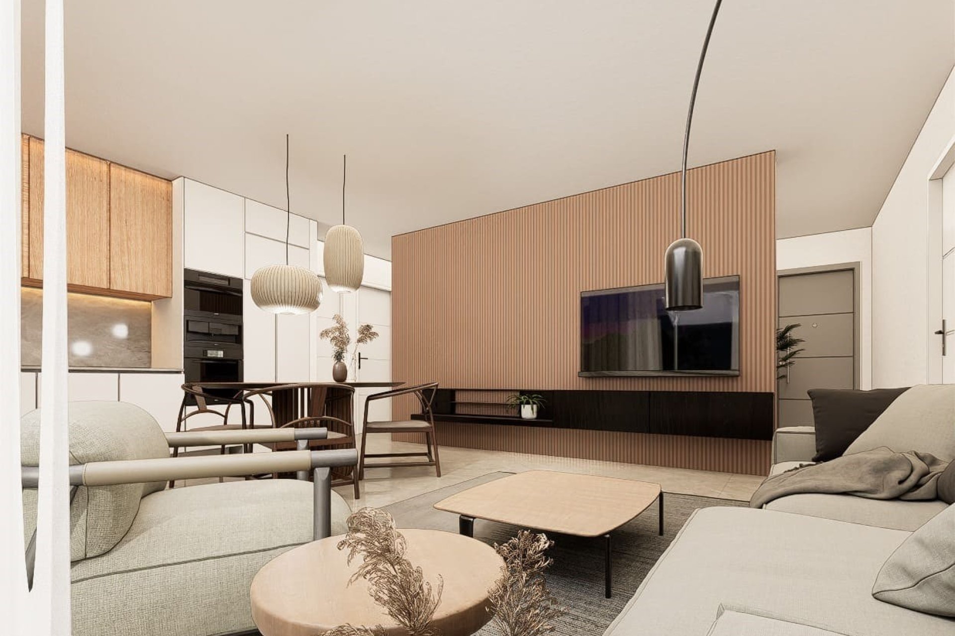 Cocina - Apartamentos con Terraza y Solarium en Pilar de la Horadada, Alicante (Costa Blanca Sur)