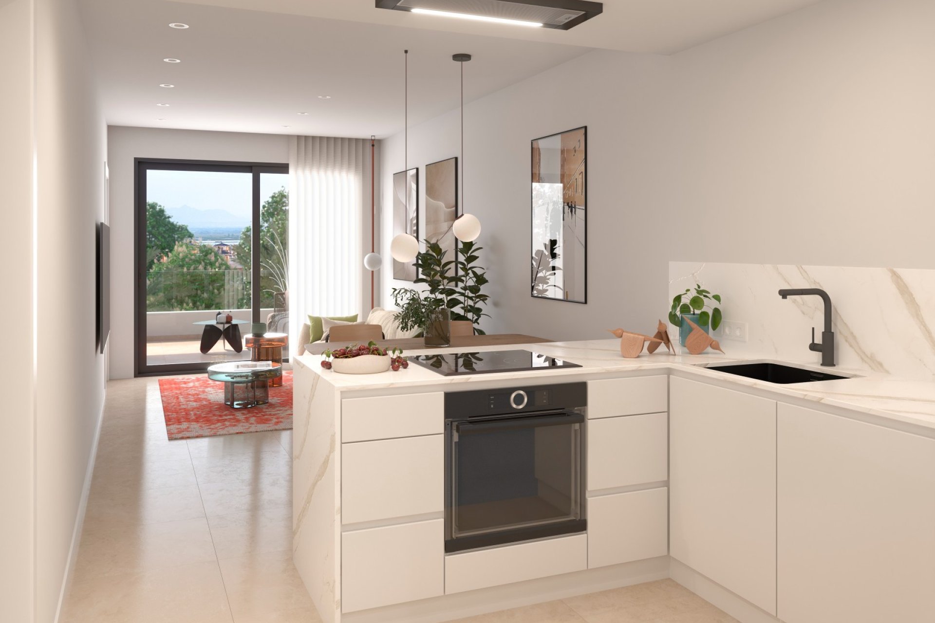 Cocina - Apartamentos en El Pinet, La Marina (Costa Blanca Sur)