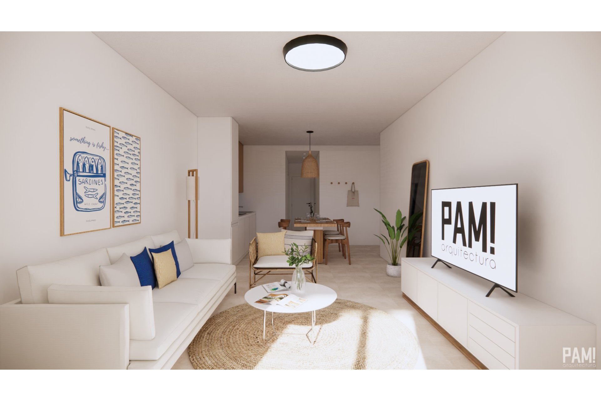 Comedor - Apartamentos en Segunda Línea de Playa en Torre de la Horadada, Alicante (Costa Blanca Sur)