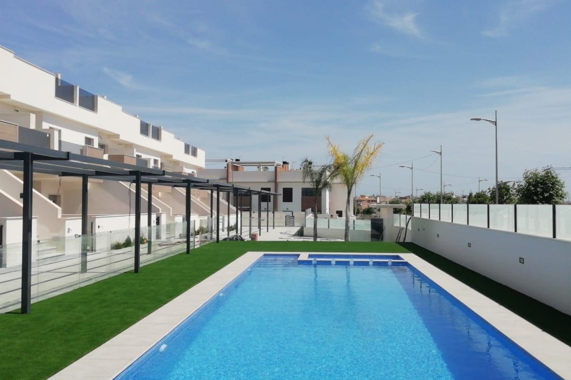 Communal area - Residential Complex of Ground Floor Townhouses and Penthouses with Solarium in Pilar de la Horadada, Alicante (Costa Blanca)