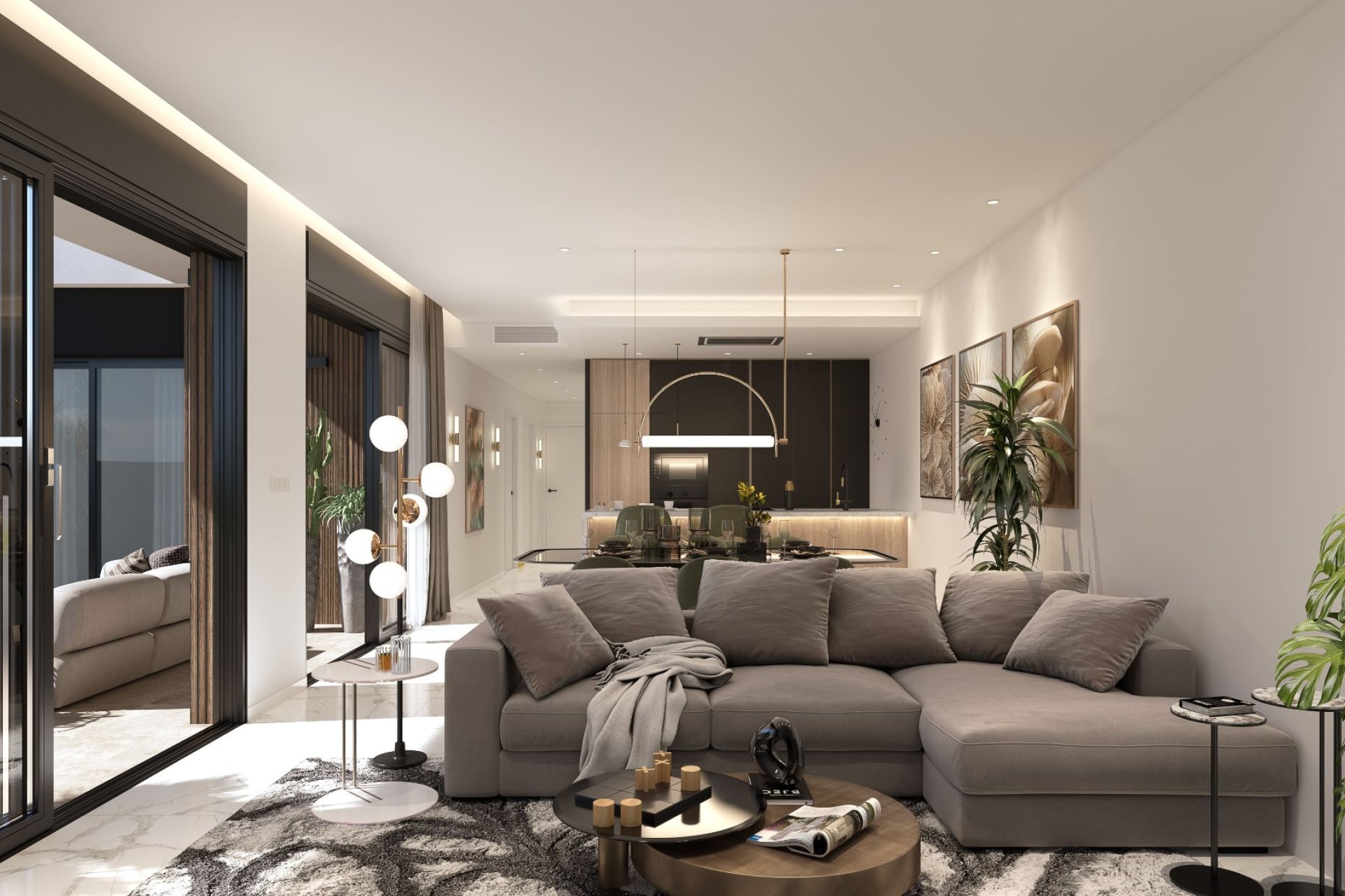 Dining room - Villas with Pool in Lo Marabú, Ciudad Quesada, Rojales, Alicante (South Costa Blanca)