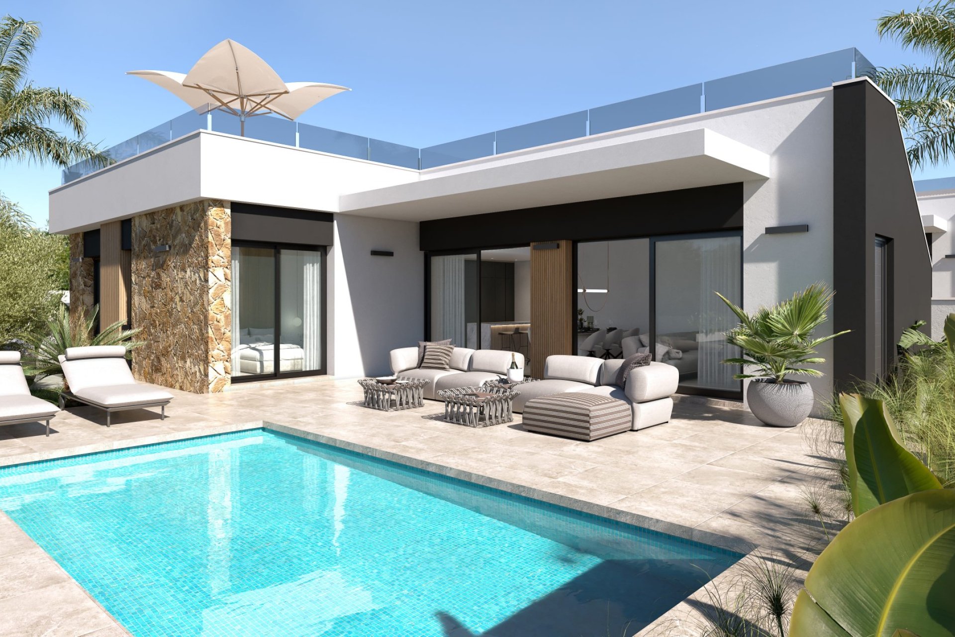 Exterior -Villas with Pool in Lo Marabú, Ciudad Quesada, Rojales, Alicante (South Costa Blanca)