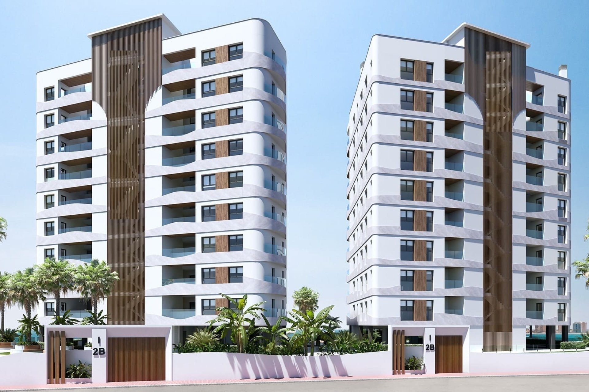 Facade - Luxury Residential Complex on the Seafront in La Manga del Mar Menor (Costa Cálida)