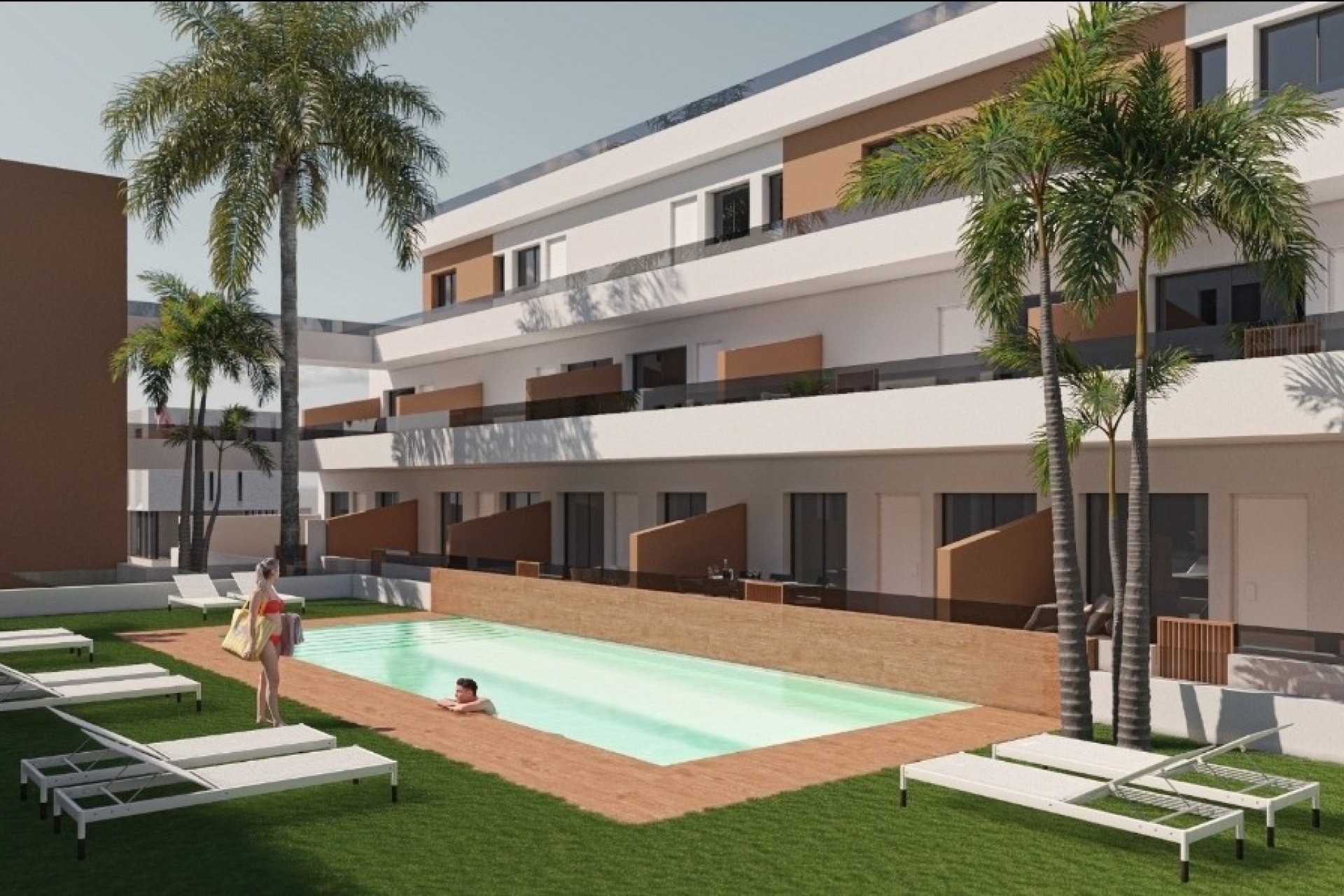 Facade - New Apartment Development in El Pilar de la Horadada, Alicante (Southern Costa Blanca)
