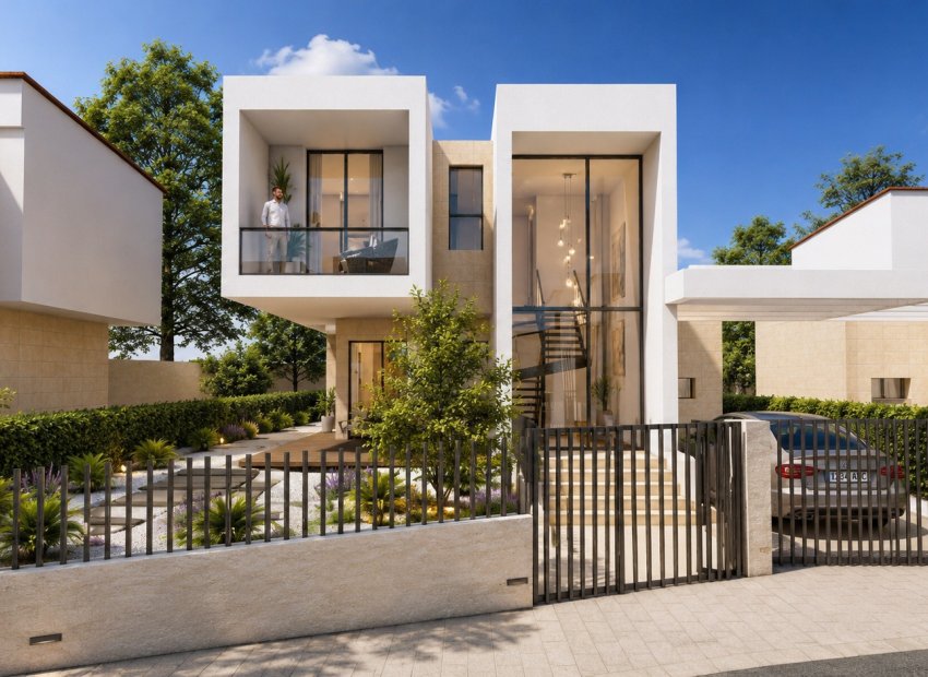 Facade - Villa de obra nueva Vila Natura en La Nucia (Costablanca - Alicante)