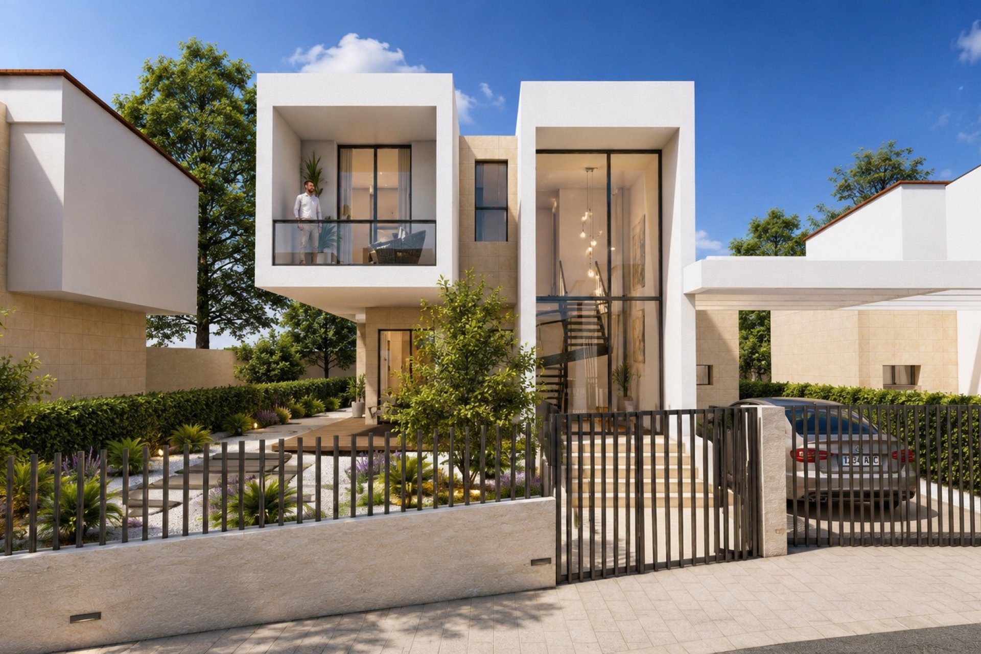 Facade - Villa de obra nueva Vila Natura en La Nucia (Costablanca - Alicante)