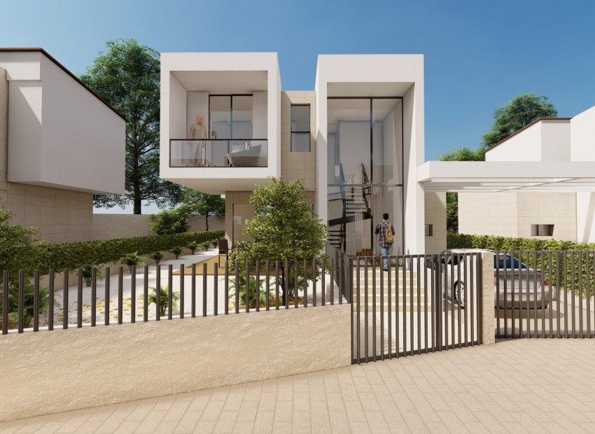 Facade - Villa de obra nueva Vila Natura en La Nucia (Costablanca - Alicante)