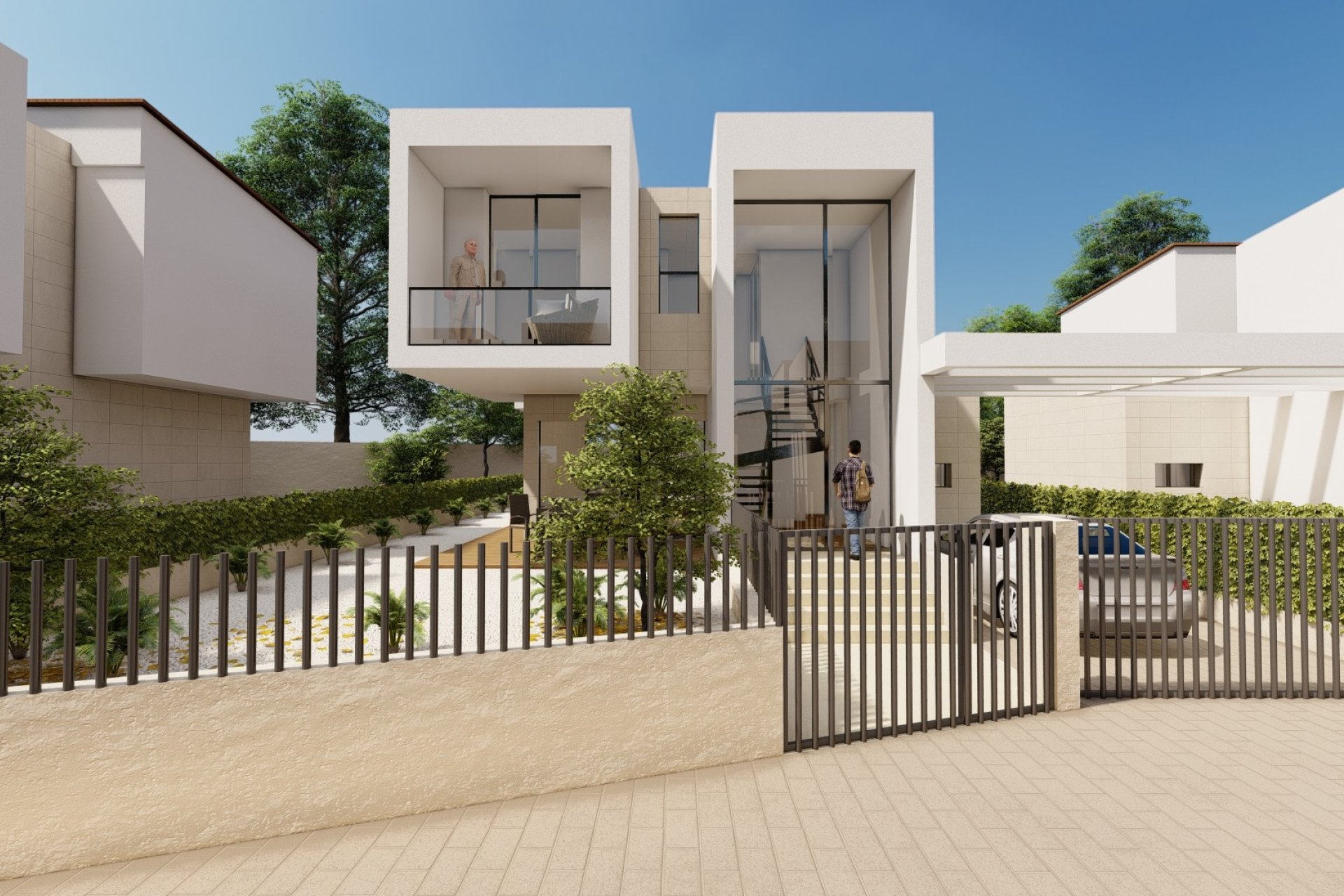 Facade - Villa de obra nueva Vila Natura en La Nucia (Costablanca - Alicante)