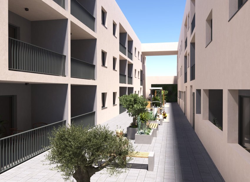 Fachada - Apartamentos con Piscina Comunitaria en San Miguel de Salinas, Alicante (Costa Blanca Sur)