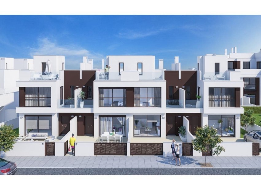 Fachada - Bungalows en Playa de Las Higuericas, Pilar de la Horadada, Alicante (Costa Blanca Sur)