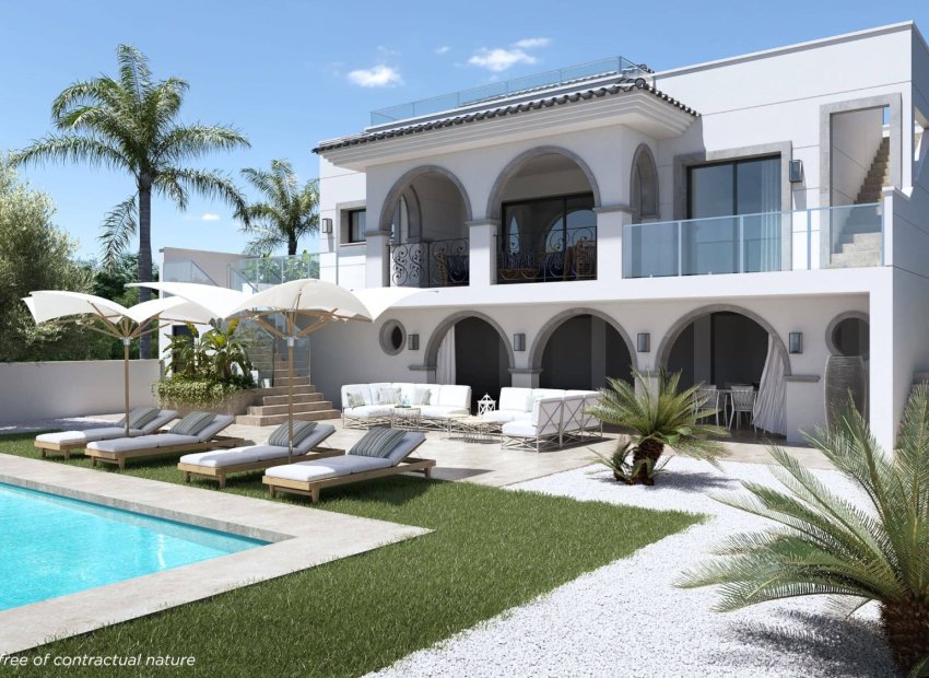 Fachada -  Exclusiva Villa Independiente con Piscina en Urbanización Privada, Rojales (Costa Blanca)