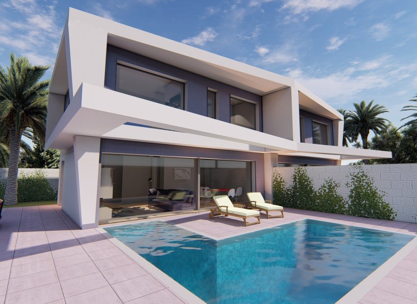 Fachada - Nueva Fase Villa Independiente en Monte Y Mar, Gran Alacant, Playa del Carabassí, Alicante (Costa Blanca)