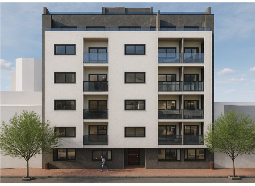 Fachada - Nuevo Edificio en el Centro de Torrevieja, Alicante (Costa Blanca Sur)