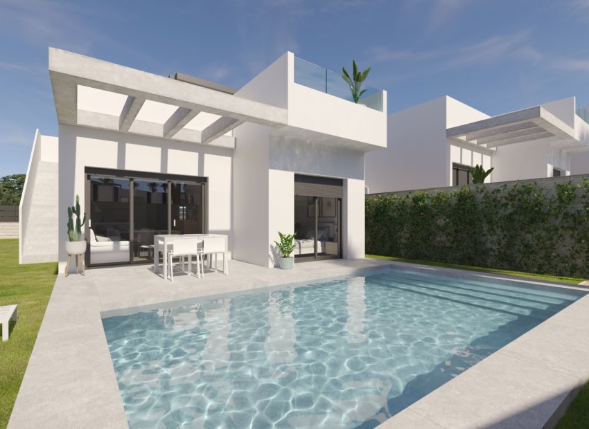 Fachada - Villa con piscina privada en Algorfa (Costa Blanca)