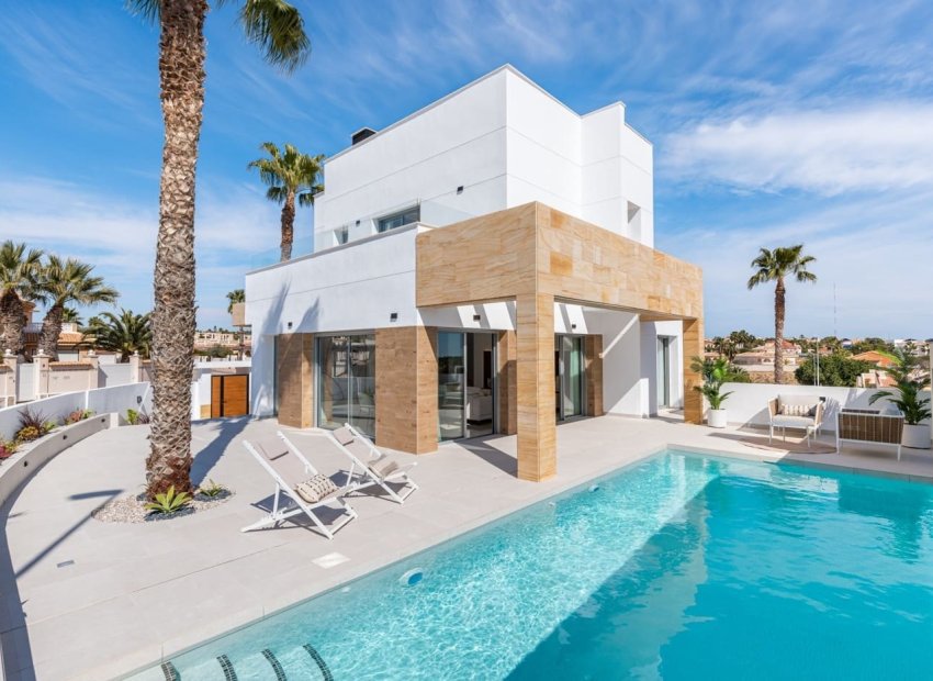 Fachada - Villa Independiente con Piscina en Ciudad Quesada, Rojales (Costa Blanca)