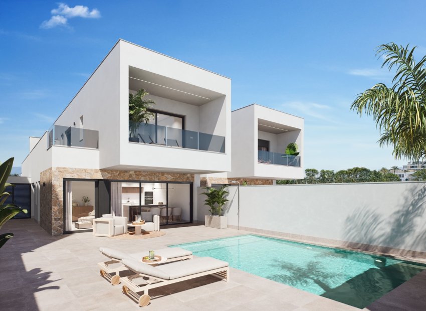 Fachada - Villas con Piscina en San Pedro del Pinatar, Murcia (Costa Cálida)