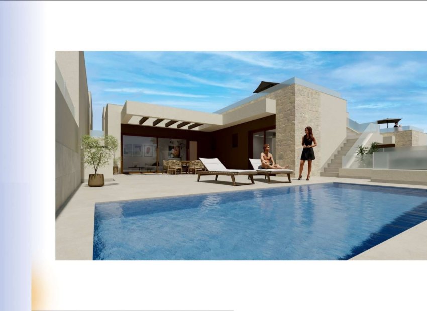 Fachada - Villas con Piscina Privada junto al Parque del Recorral y Campo de Golf, Rojales, Alicante (Costa Blanca Sur)