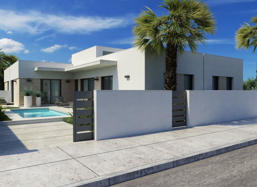 Fachada - Villas Independientes con piscina en Daya Nueva, Alicante (Costa Blanca)