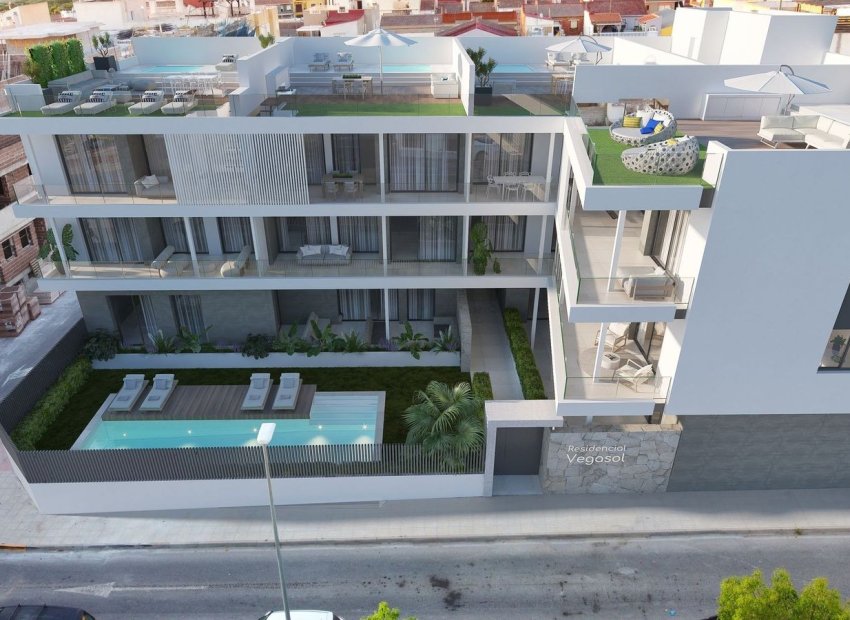 Fasada - Nowa inwestycja apartamentów w Benijófar (Alicante – Costa Blanca Południe)