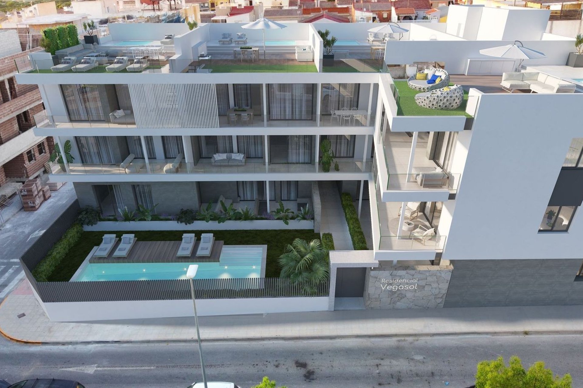 Fasada - Nowa inwestycja apartamentów w Benijófar (Alicante – Costa Blanca Południe)