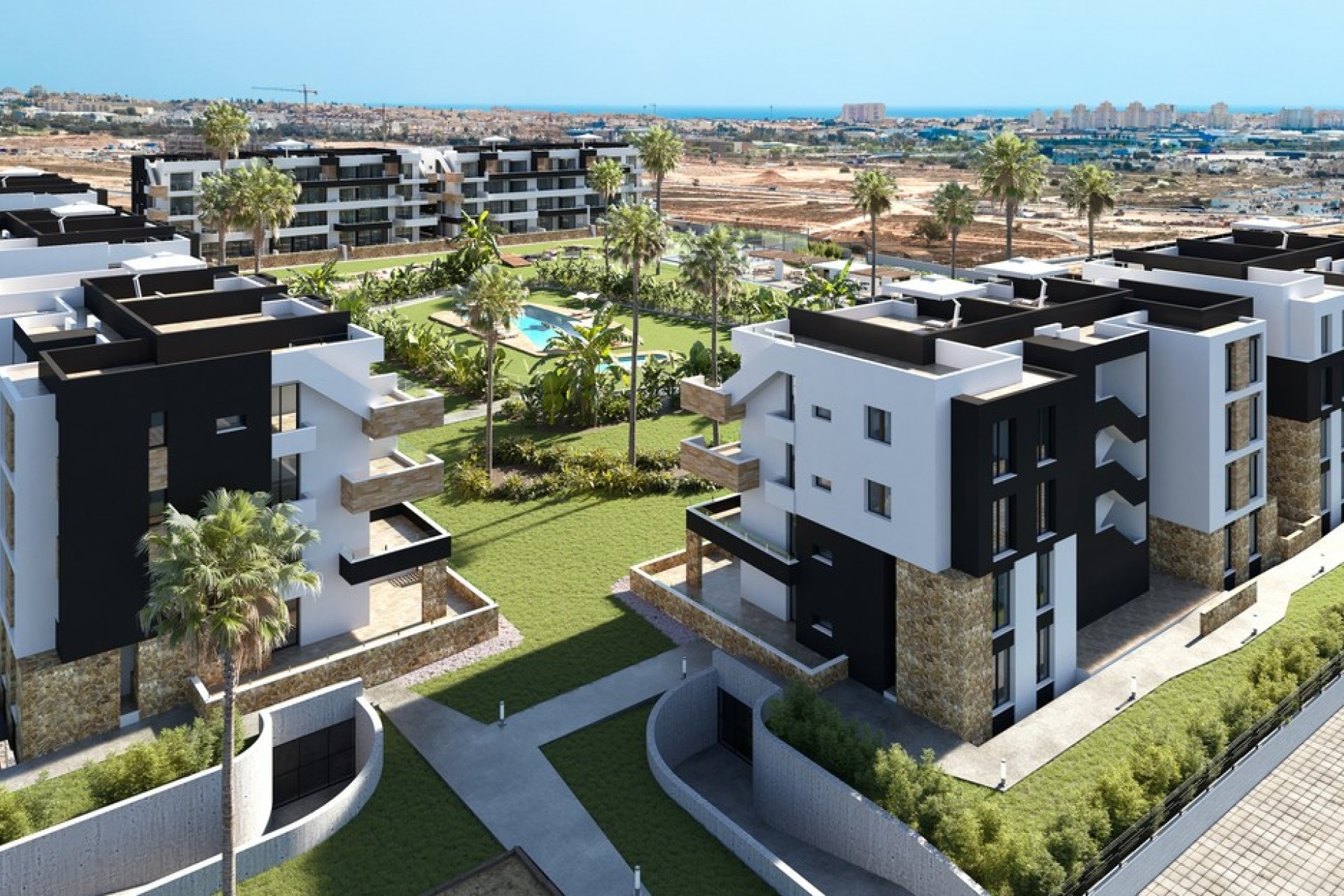 Fasada - Osiedle apartamentowe w Torrevieja, Alicante (Costa Blanca Południe)