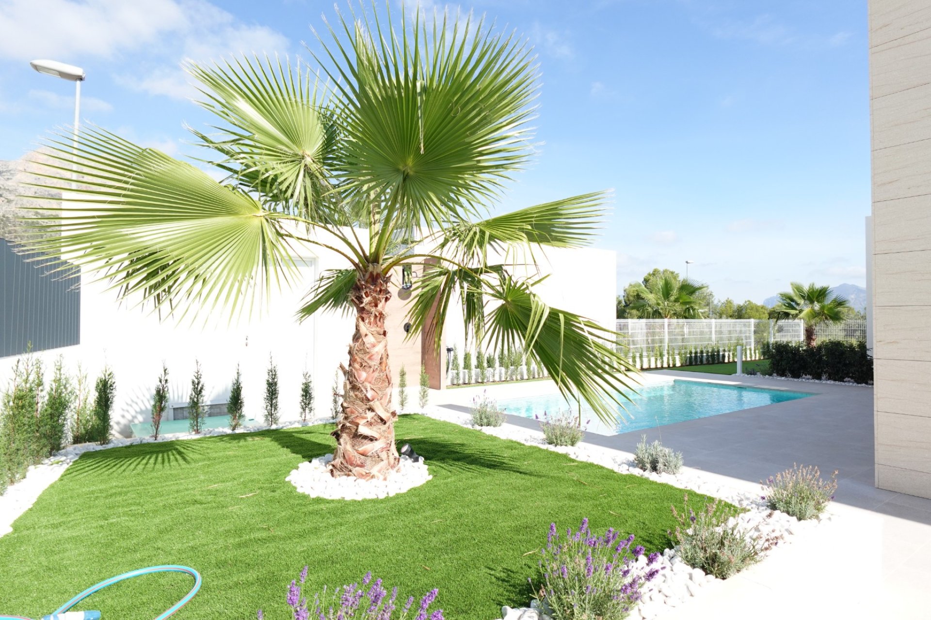 Garden - New Build Villas in a Natural Setting (Polop – Costa Blanca)