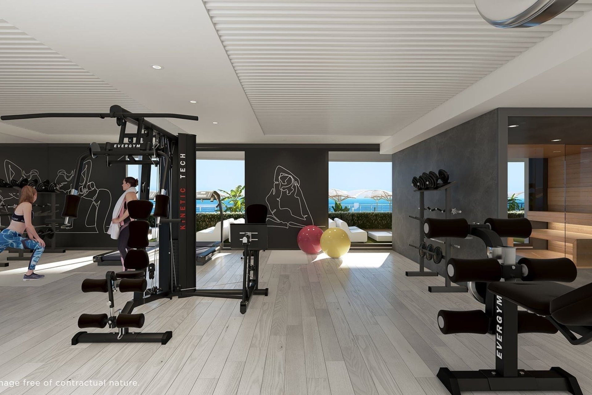 Gym - Luxury Residential Complex on the Seafront in La Manga del Mar Menor (Costa Cálida)