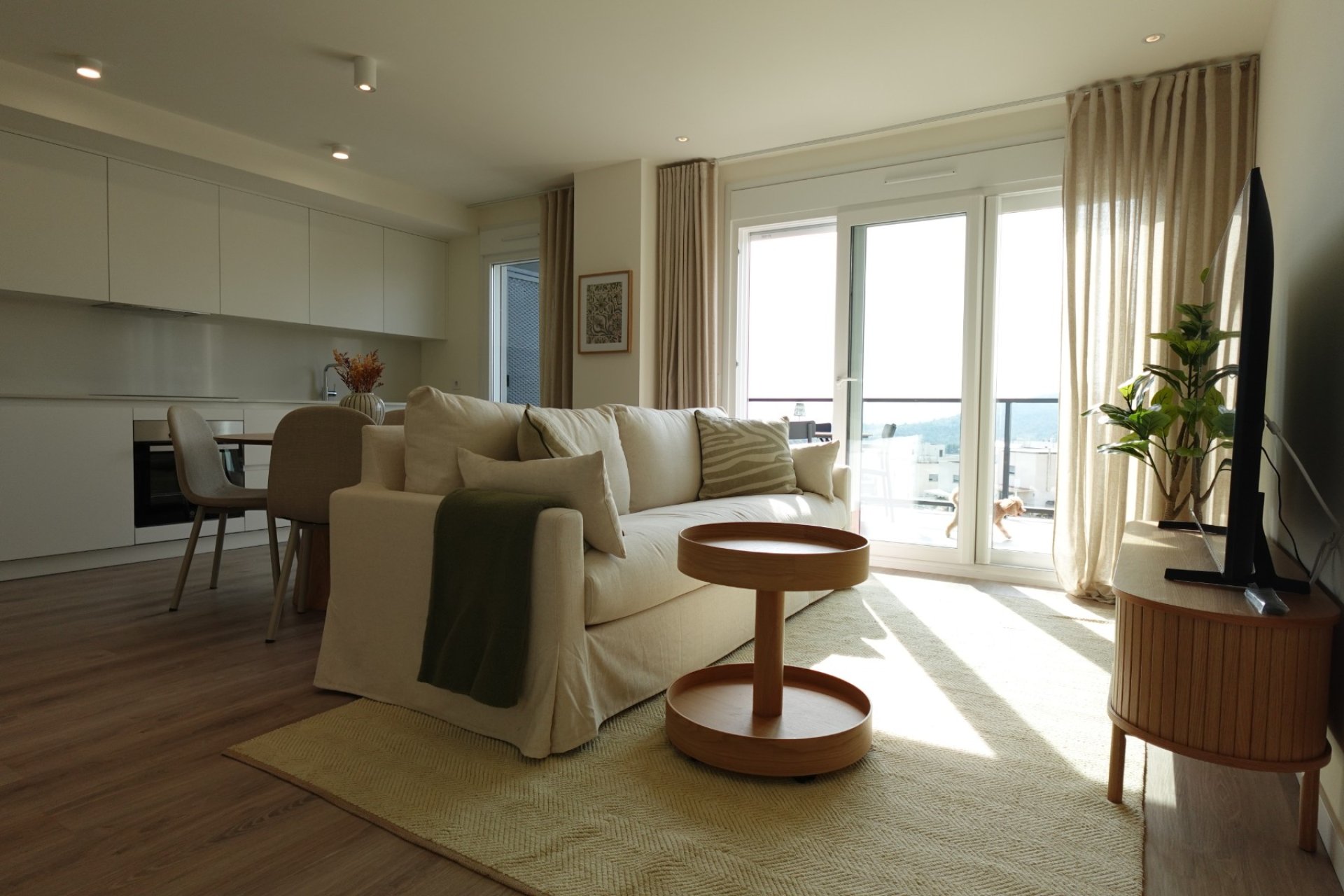 Living/Dining room - Spectacular Penthouse in Balcón de Finestrat – 3 Bedrooms, 2 Bathrooms & Large Private Solarium (Finestrat - Costa Blanca)