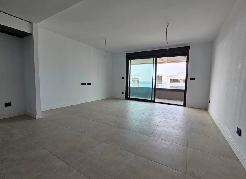 Living room - Flat with views in Calpe