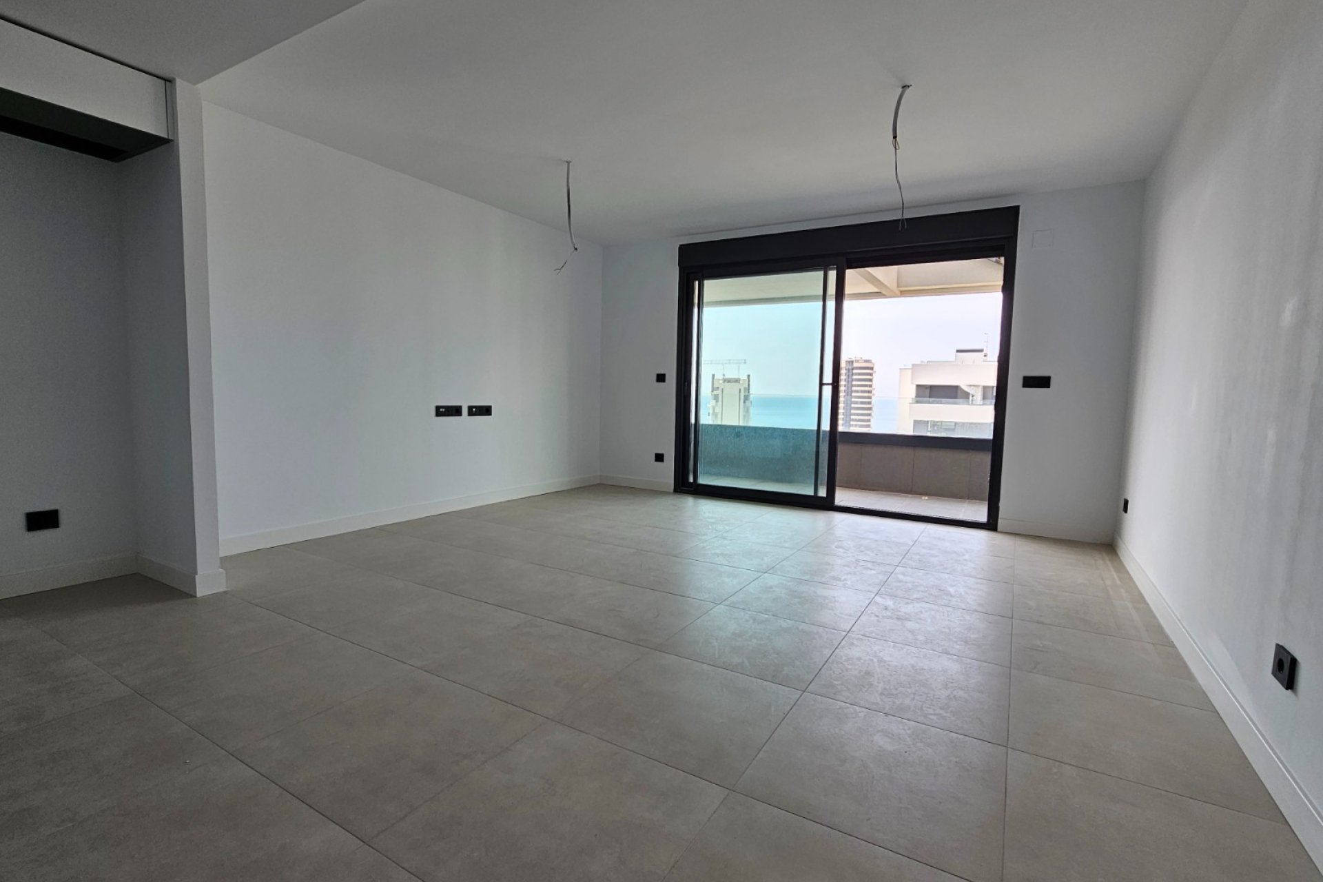 Living room - Flat with views in Calpe