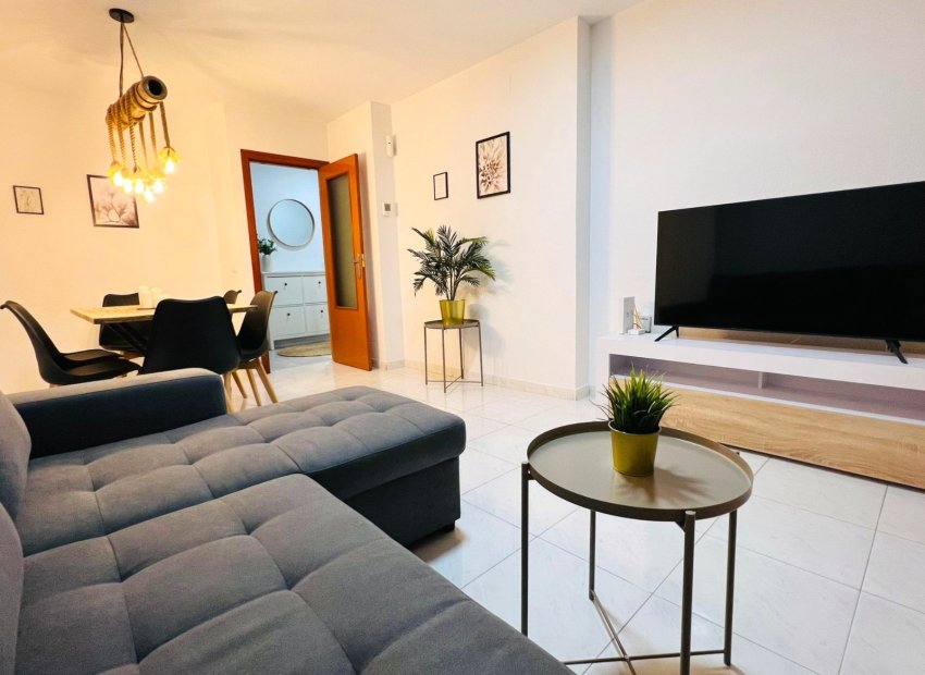 Living room - Luxury Apartment with TOURIST LICENSE for Sale in the Heart of Benidorm (Costa Blanca)