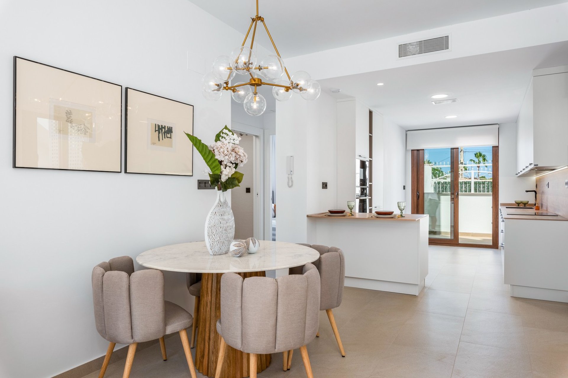 Living room - New construction bungalow in los Balcones (Torrevieja)