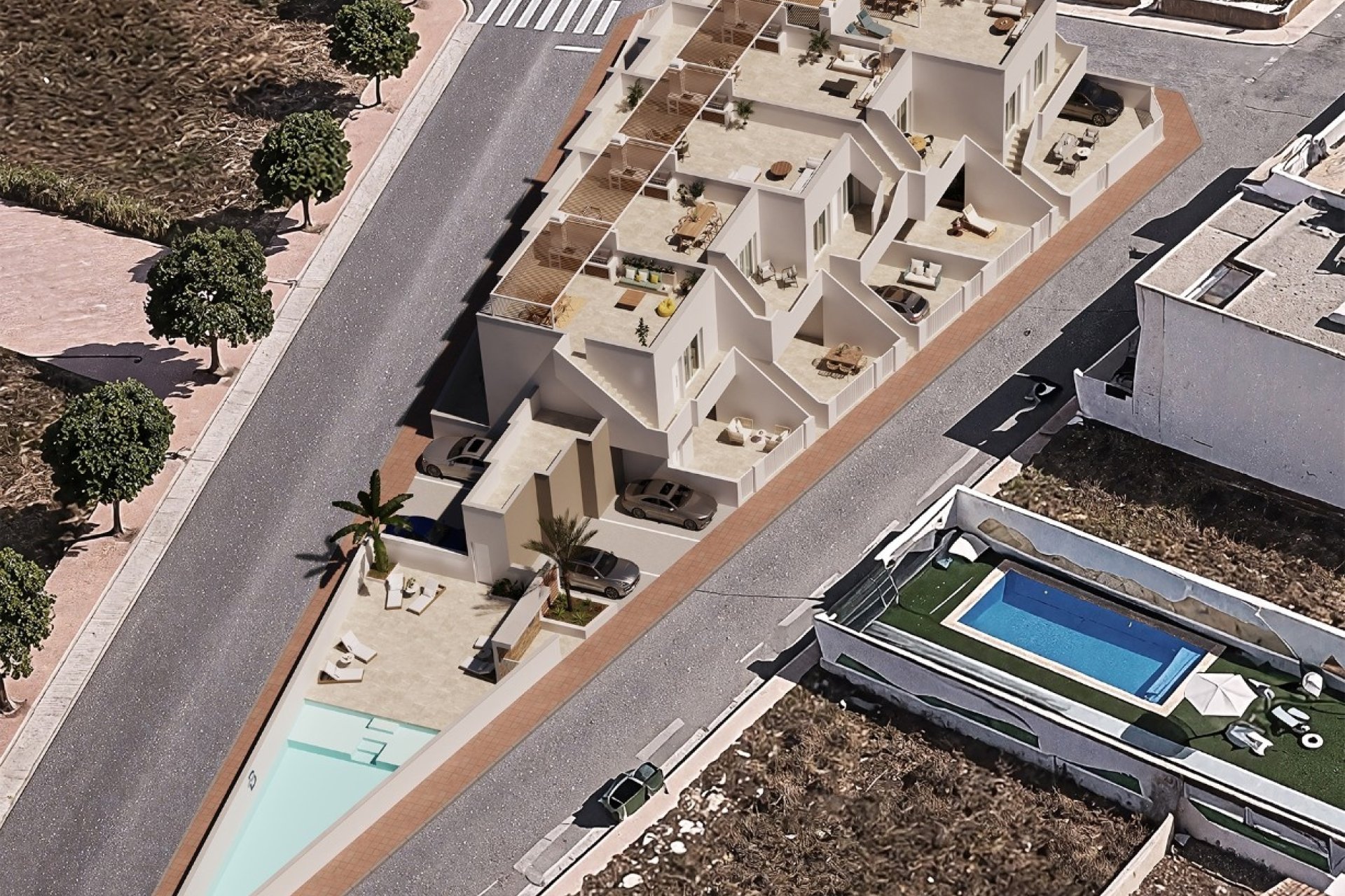 Neue Gebäude - Stadthaus -
San Pedro del Pinatar - San Pedro del Pinatar pueblo