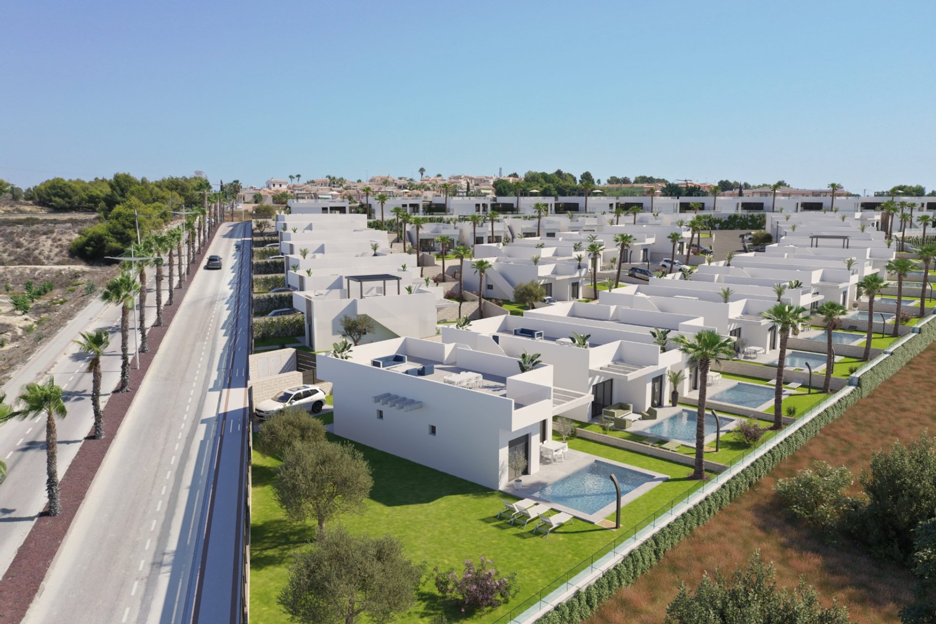 Neue Gebäude - Villa -
Algorfa