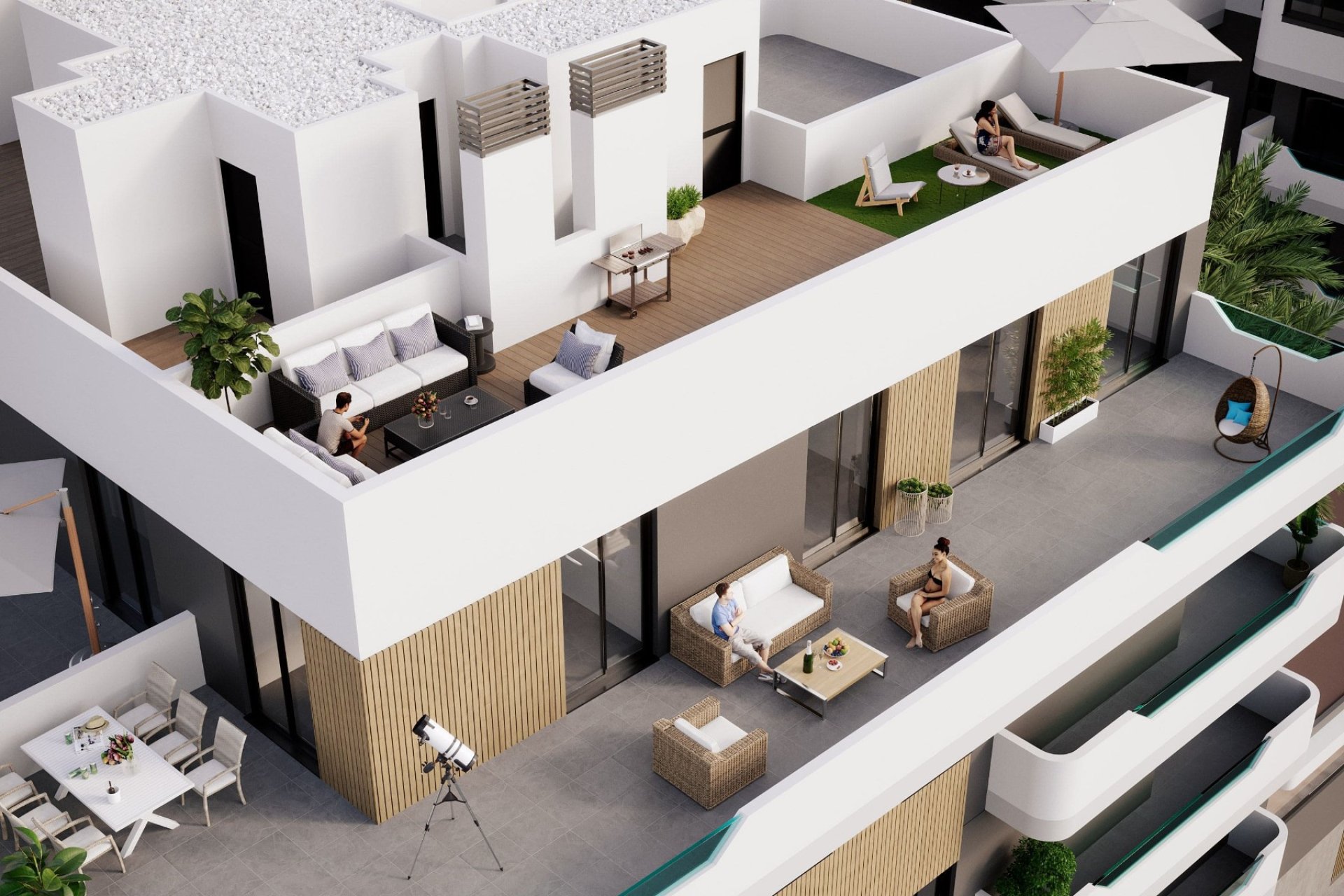 Neue Gebäude - Wohnung -
Santa Pola - Puerto