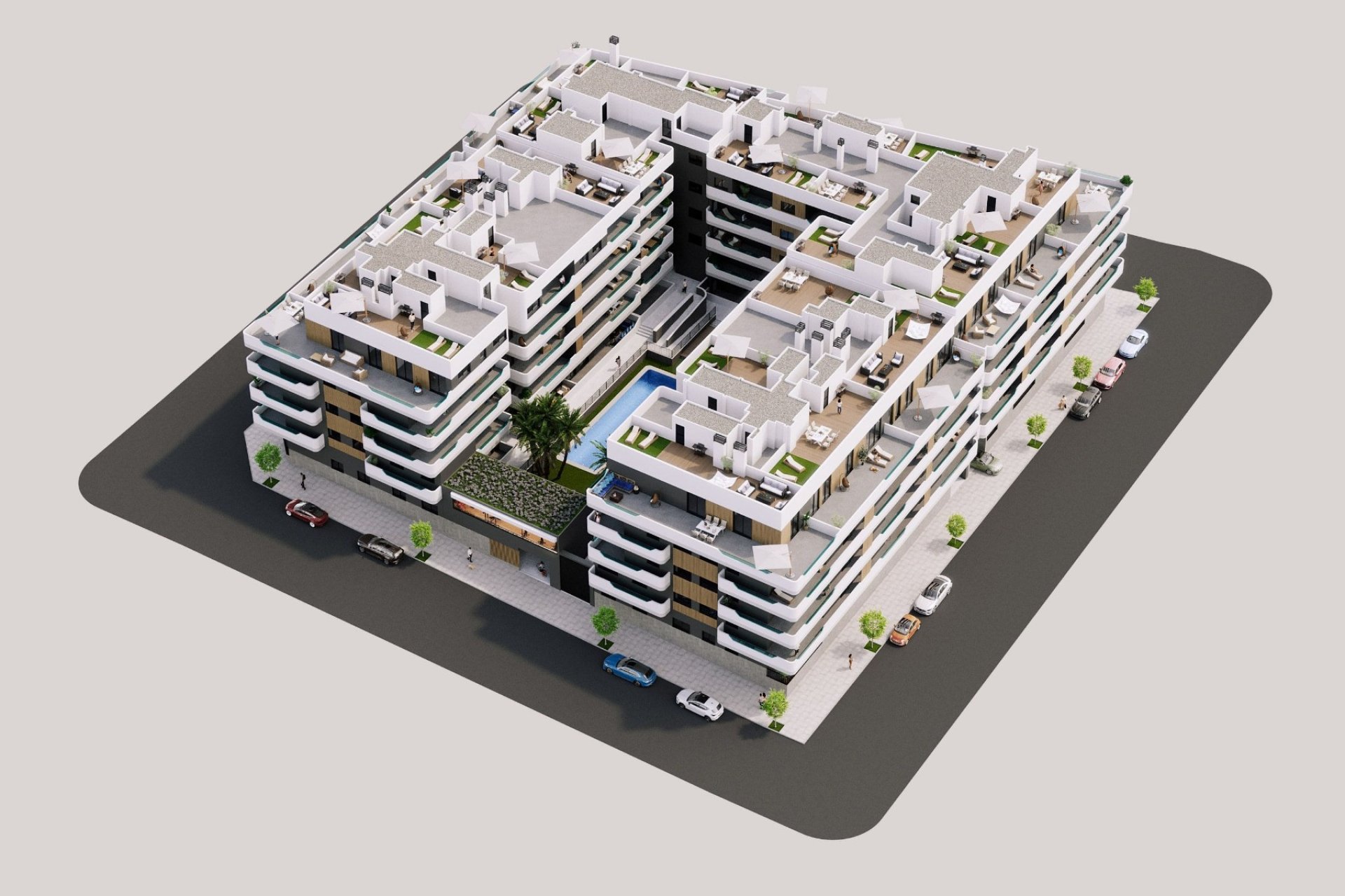 Neue Gebäude - Wohnung -
Santa Pola - Puerto
