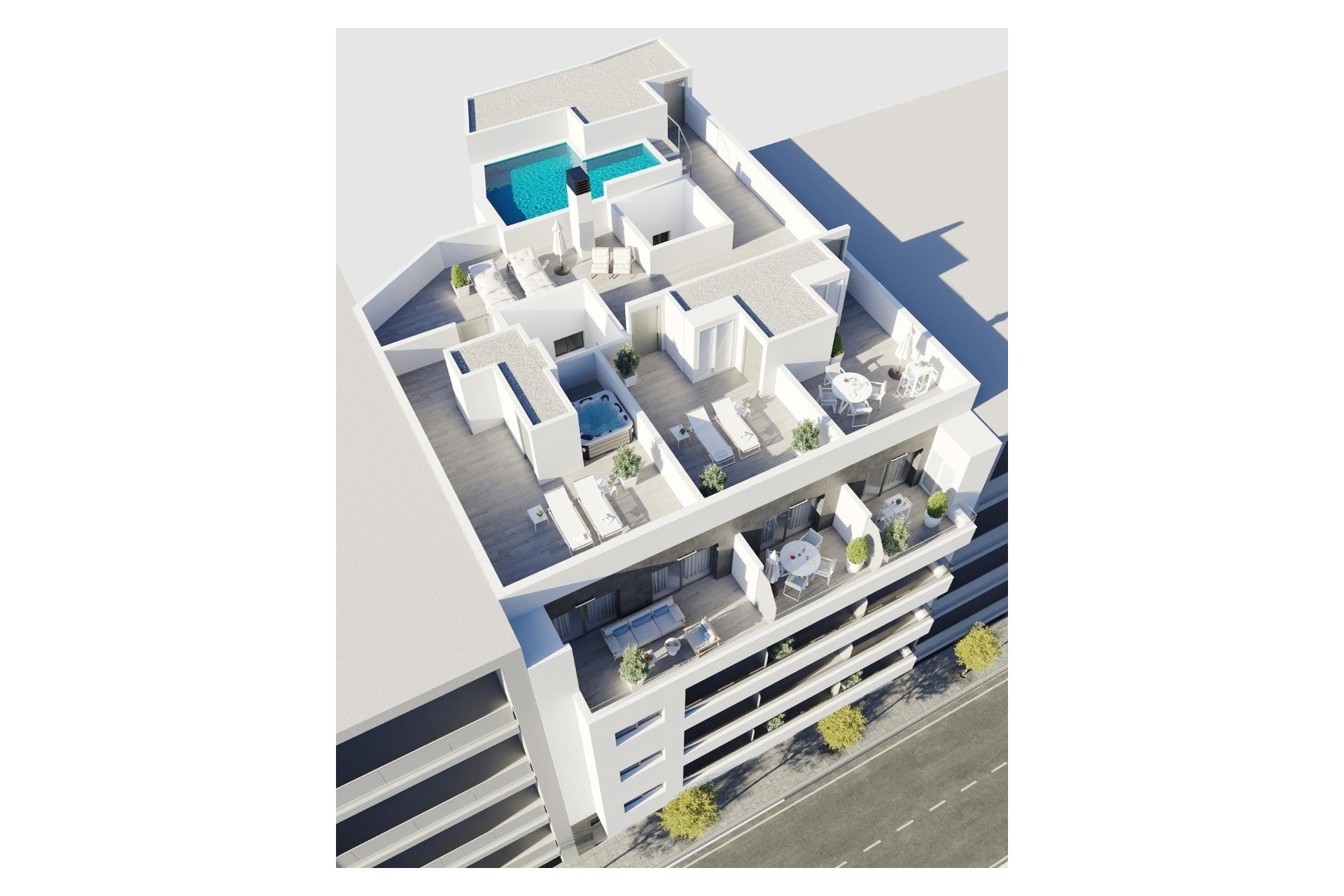Neue Gebäude - Wohnung -
Torrevieja - Playa del Cura