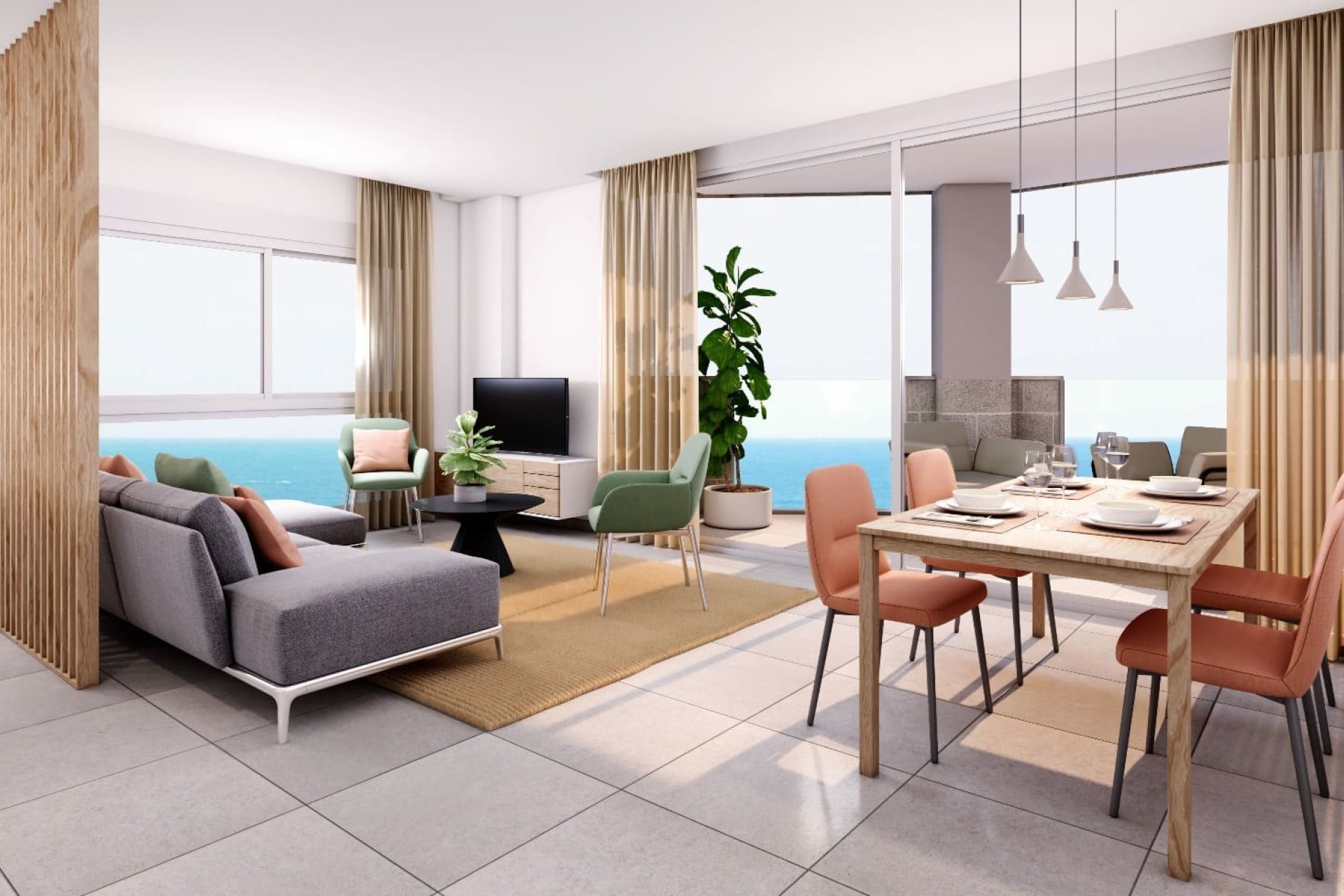 Neue Gebäude - Wohnung -
