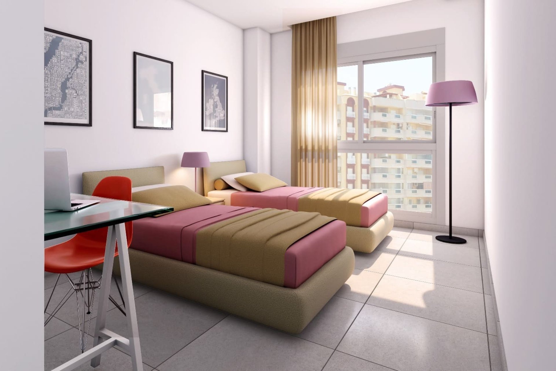 Neue Gebäude - Wohnung -
