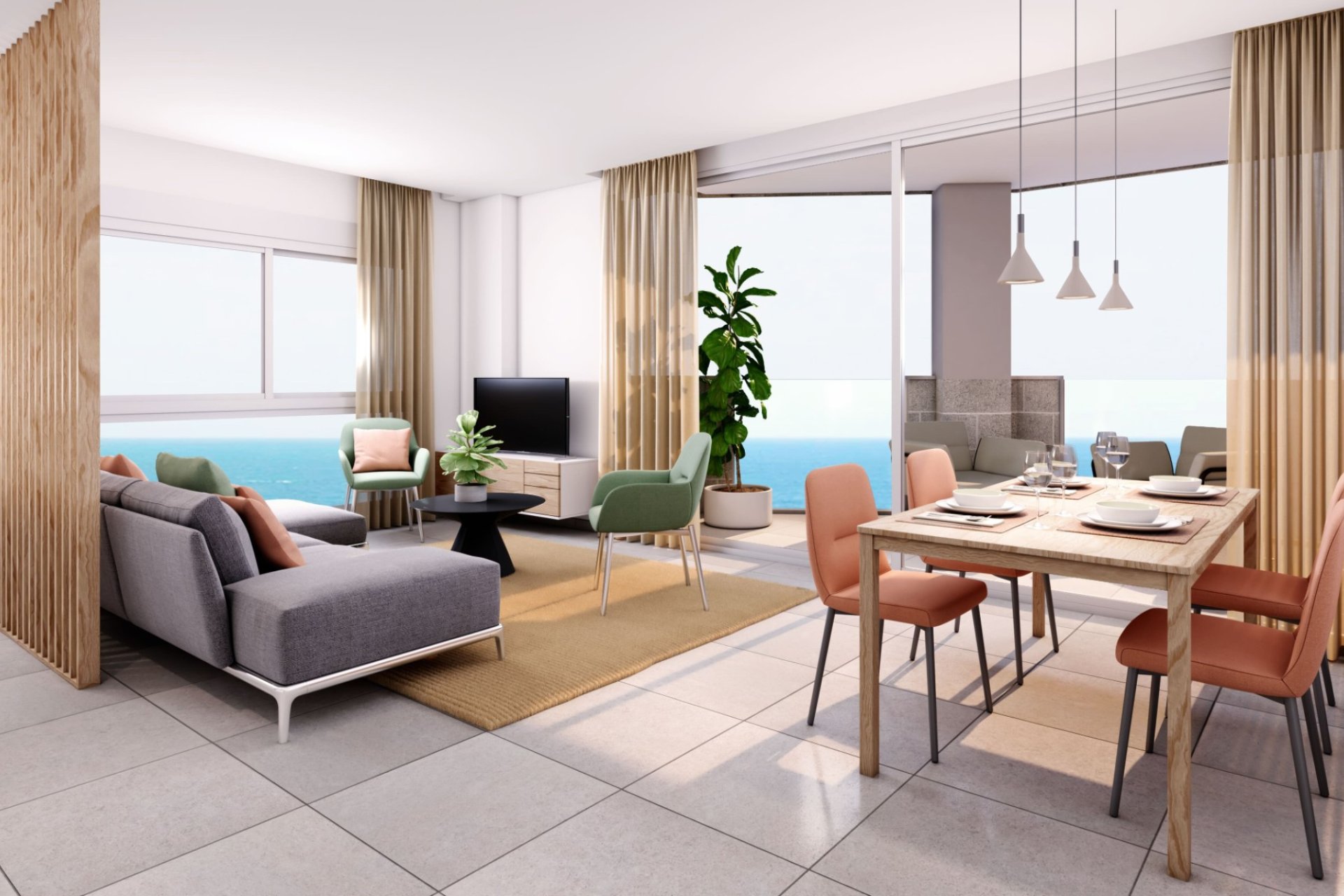 Neue Gebäude - Wohnung -
