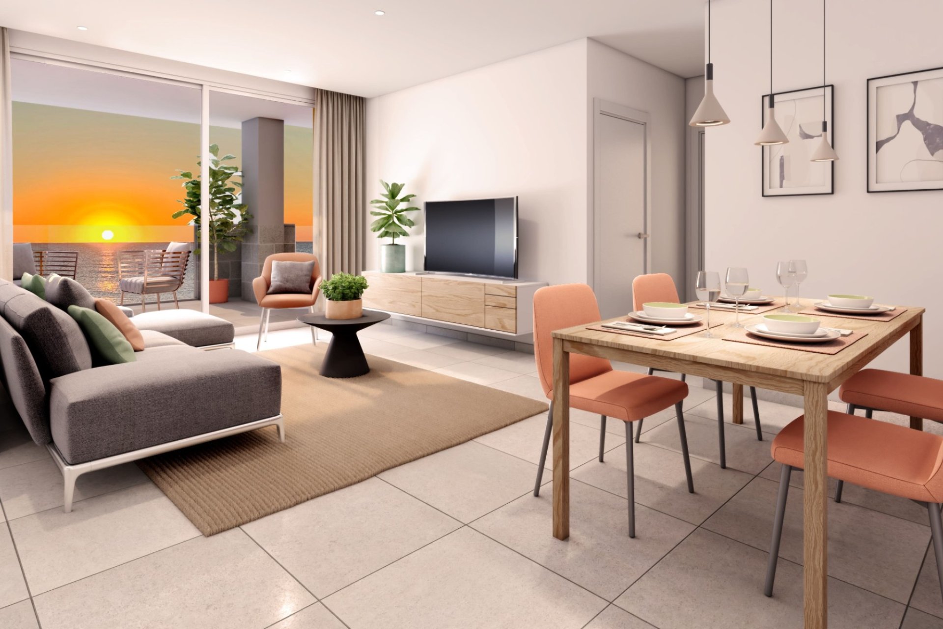 Neue Gebäude - Wohnung -
