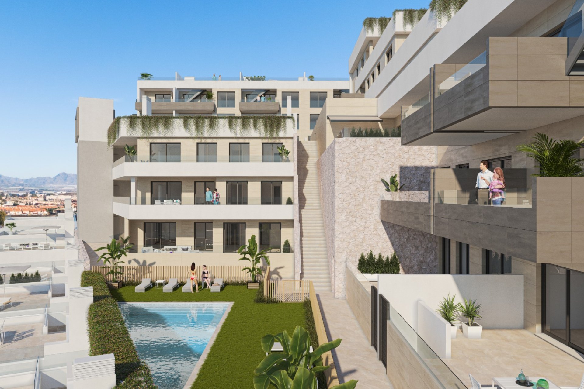 Neue Gebäude - Wohnung -
