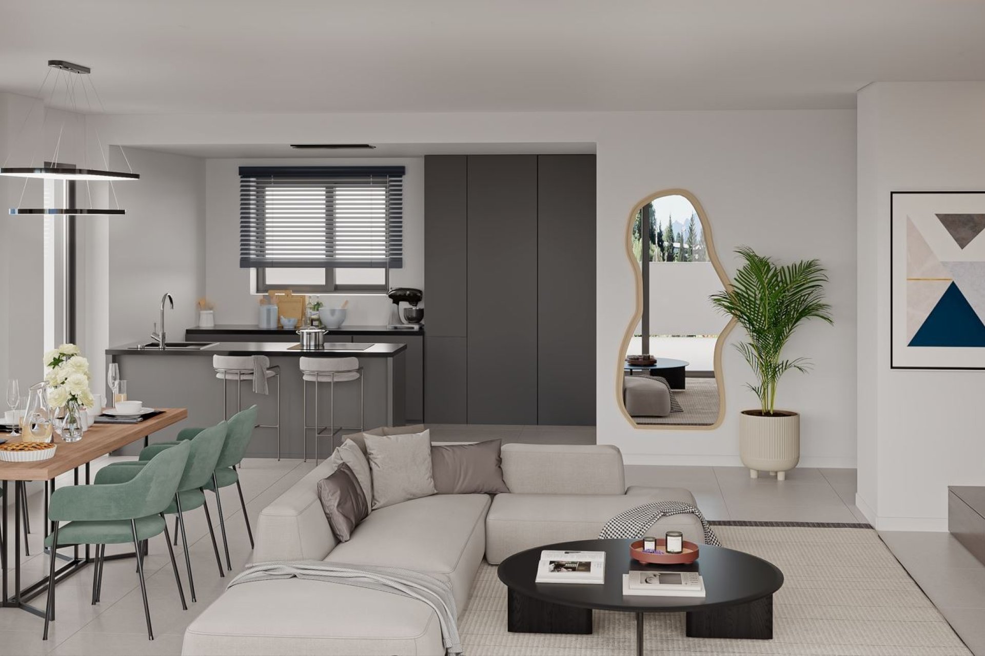 Neue Gebäude - Wohnung -
