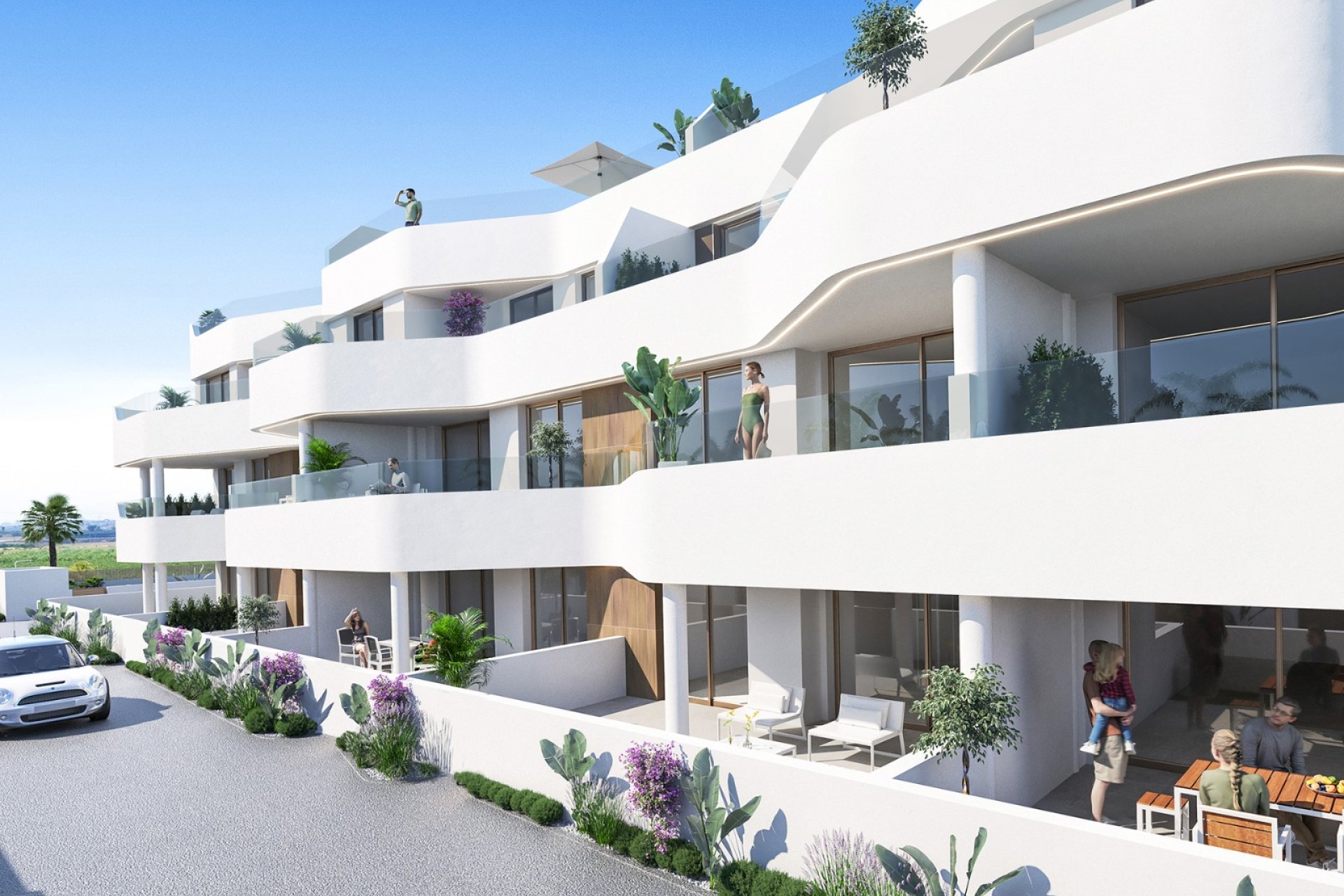 Neue Gebäude - Wohnung -

