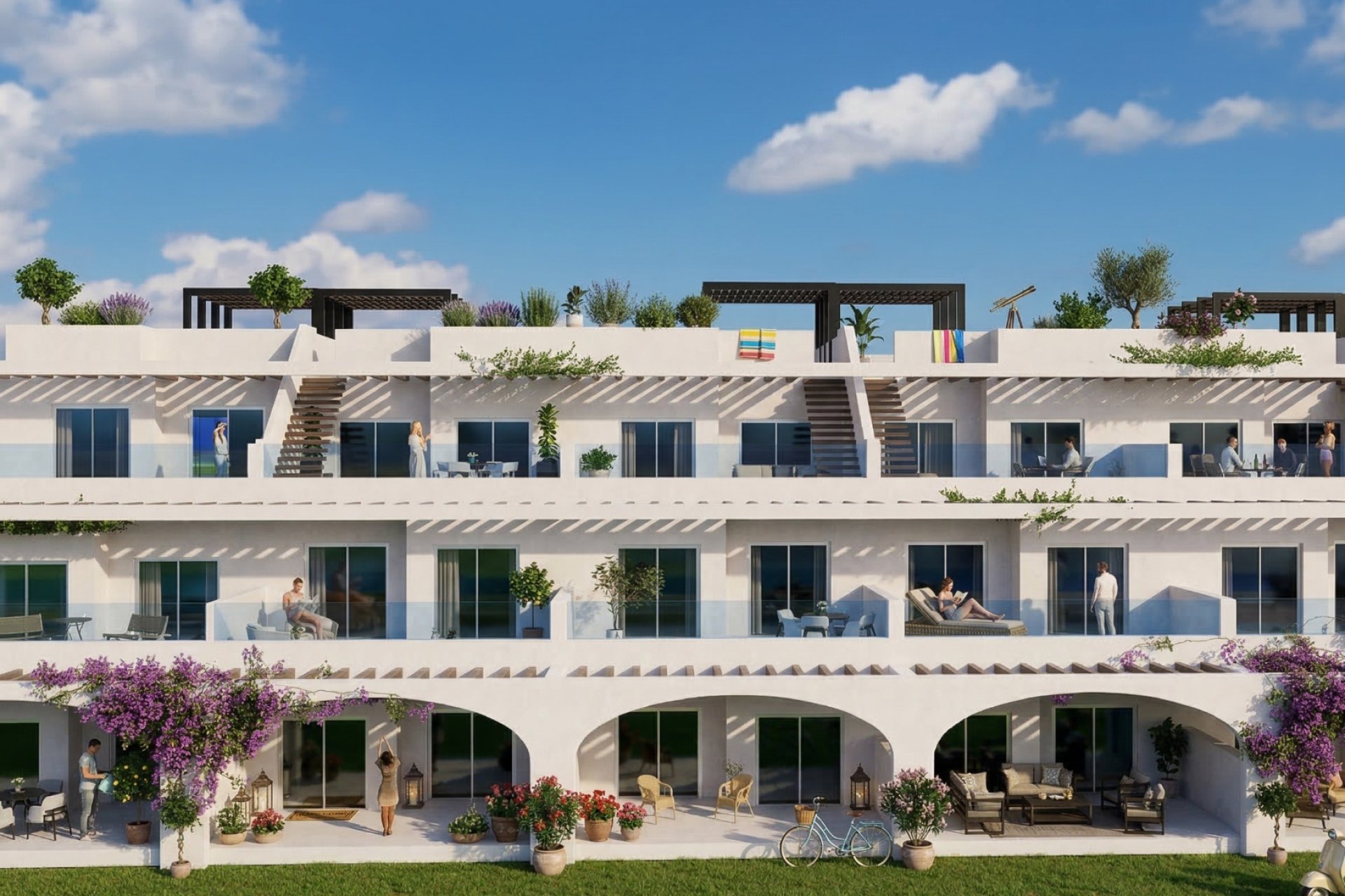 Neue Gebäude - Wohnung -
