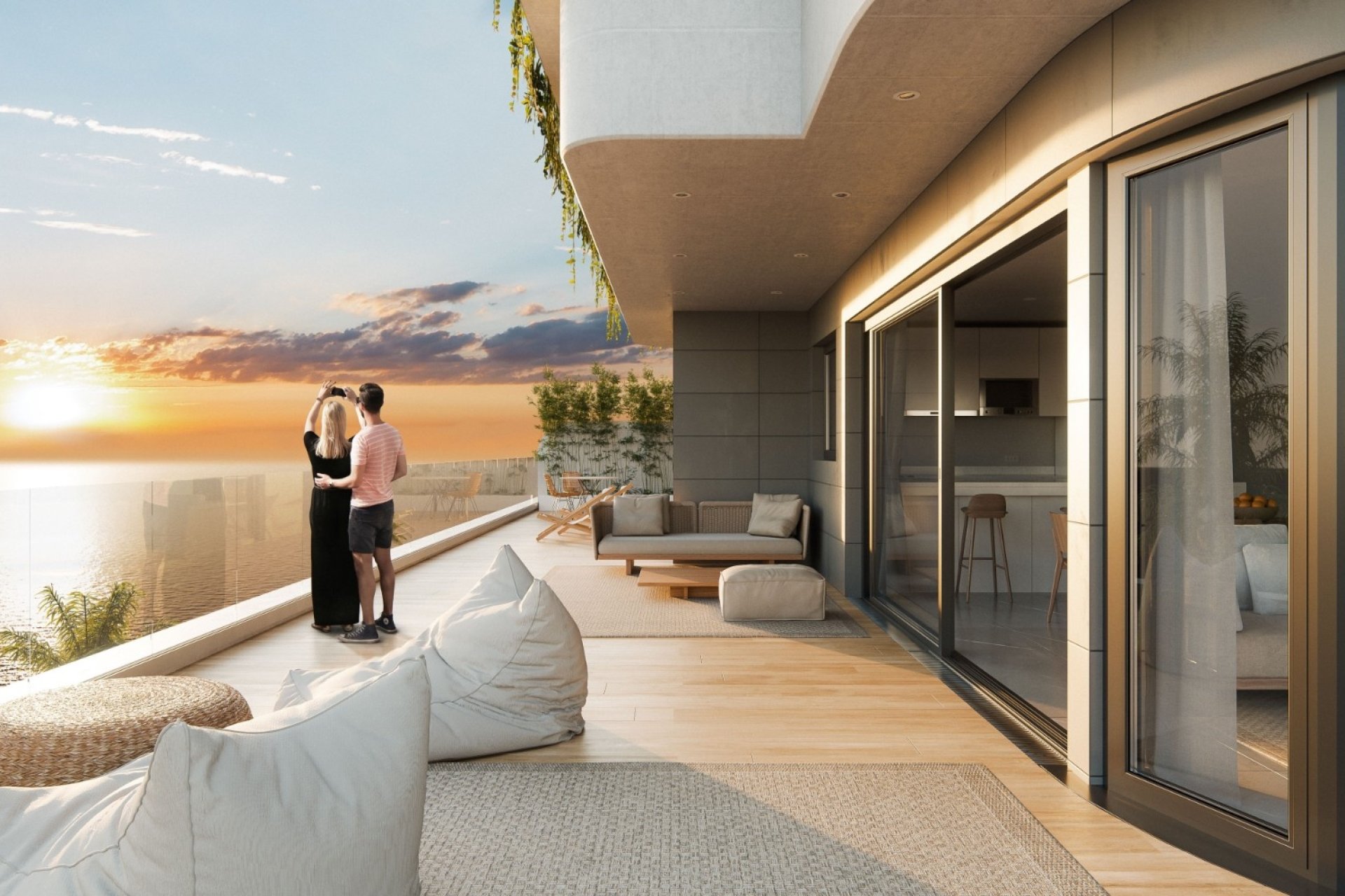 Neue Gebäude - Wohnung -
