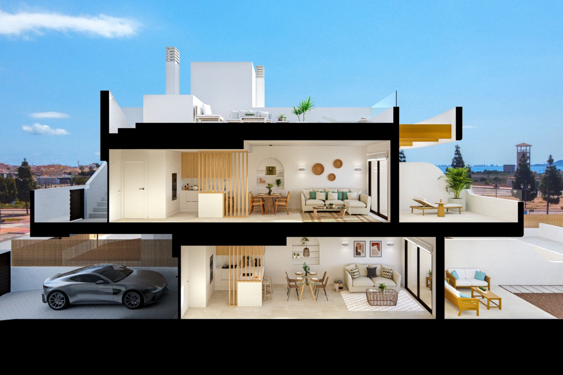 Neue Gebäude - Wohnung -
