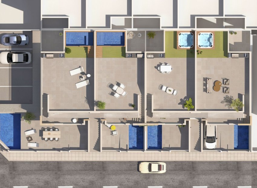 Nieuwbouw - Herenhuis -
San Pedro del Pinatar - San Pedro del Pinatar pueblo